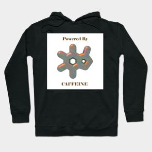 Powered By Caffeine with Caffeine Molecule Hoodie